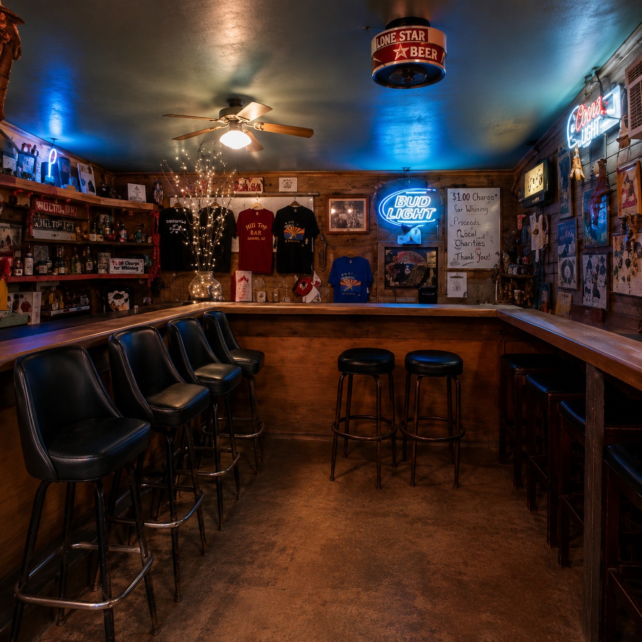 Historic Hill Top Bar interior